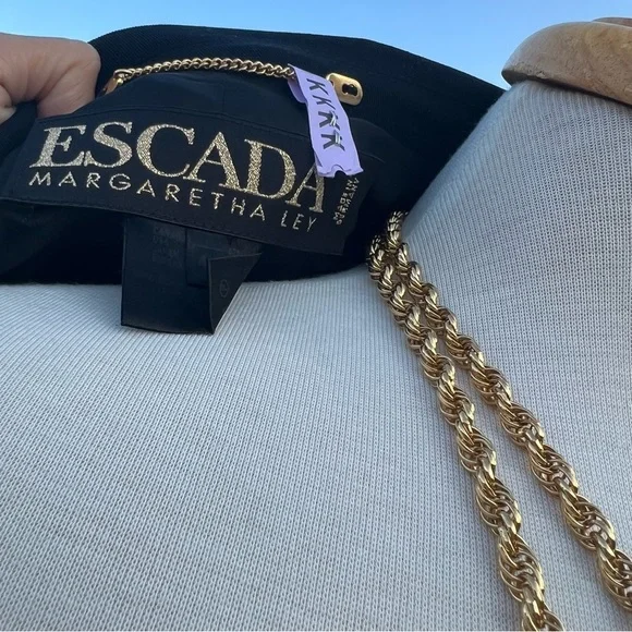 VINTAGE ESCADA Double breasted blazer|40 - Picture 12 of 15